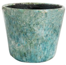 Vintage Green Glaze Cover Pot
