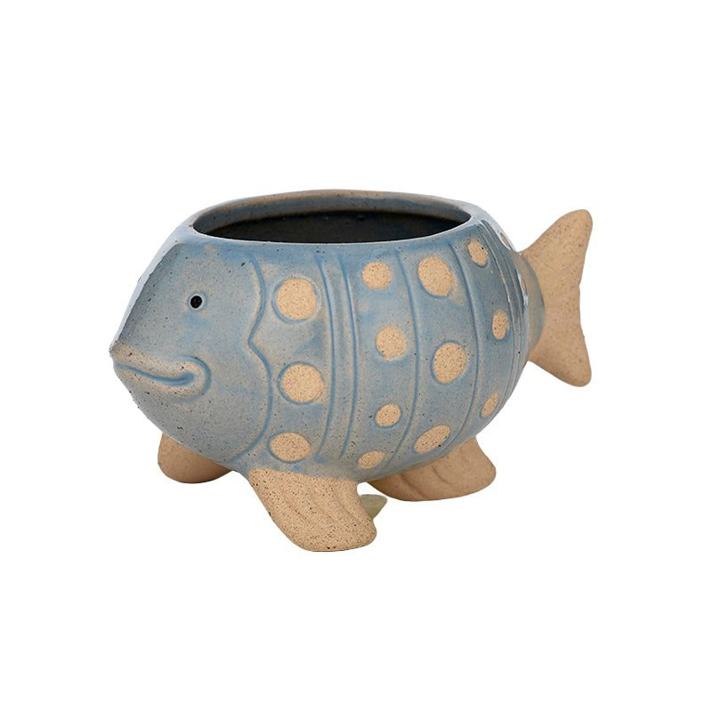 Fiona Fish Ceramic Pot