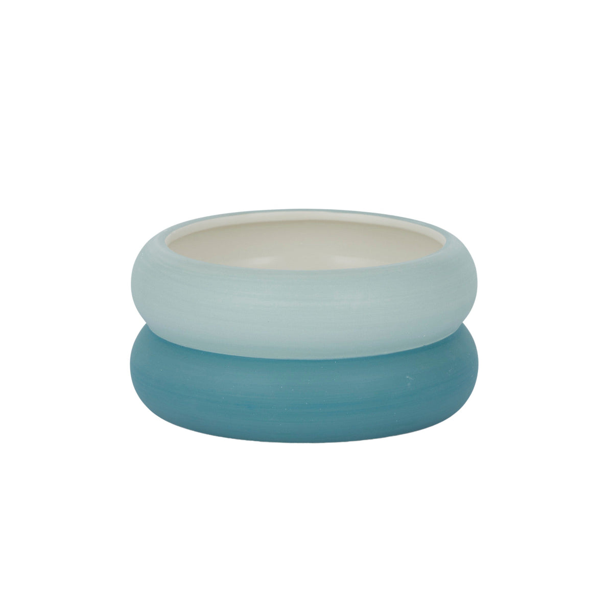 Tubes Ceramic Pot Light Blue