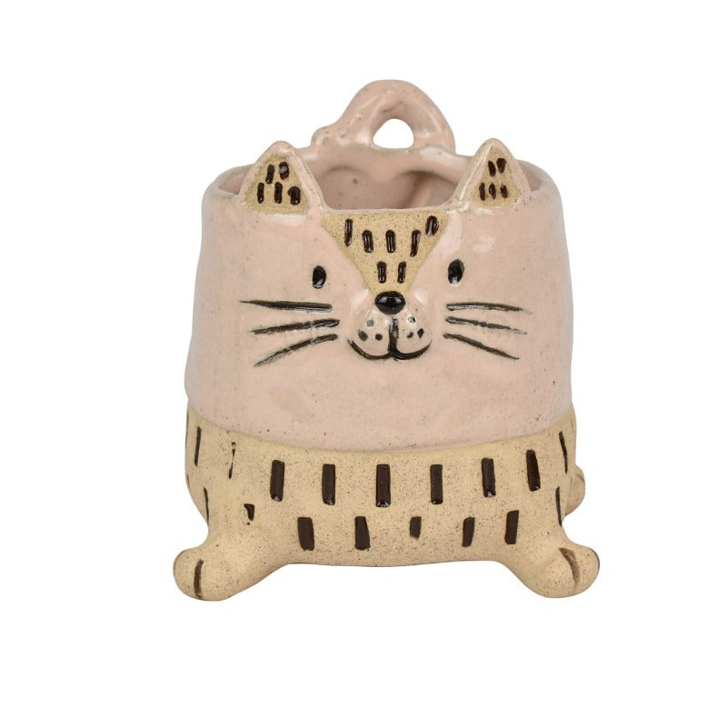 Celeste Cat Ceramic Planter