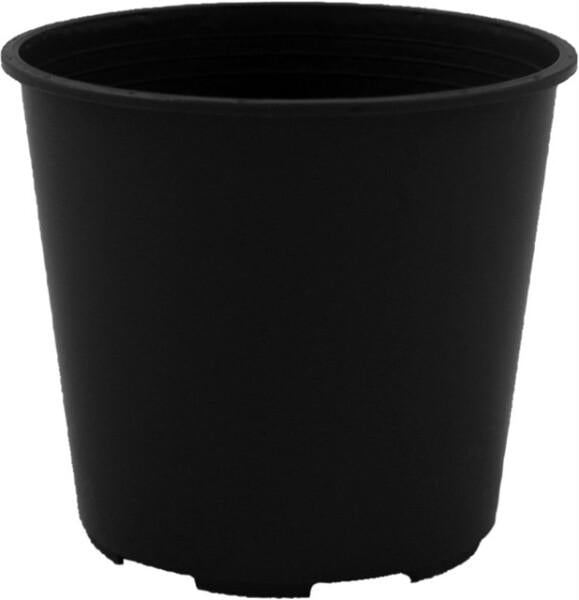Plastic Pot Slimline Black