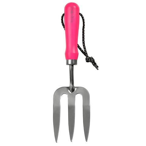 Fluorescent Hand Fork Pink
