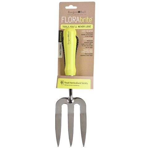 Fluorescent Hand Fork Yellow