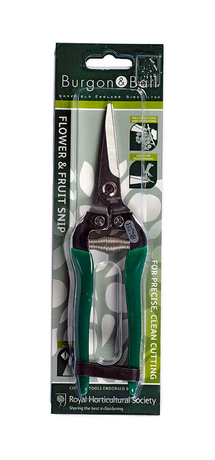 RHS Flower And Fruit Snip Green