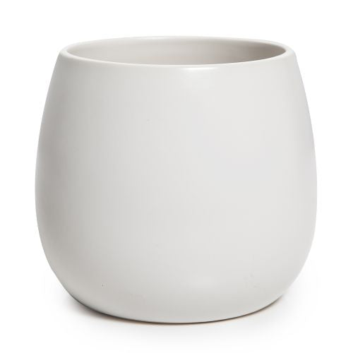 Egg Cover Pot - Matt White