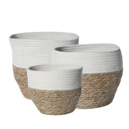 Aja Basket White