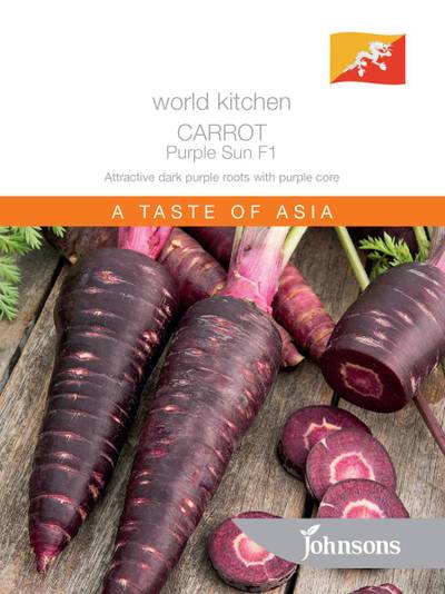 Seeds C World Kitchen Carrot Purple Sun F1
