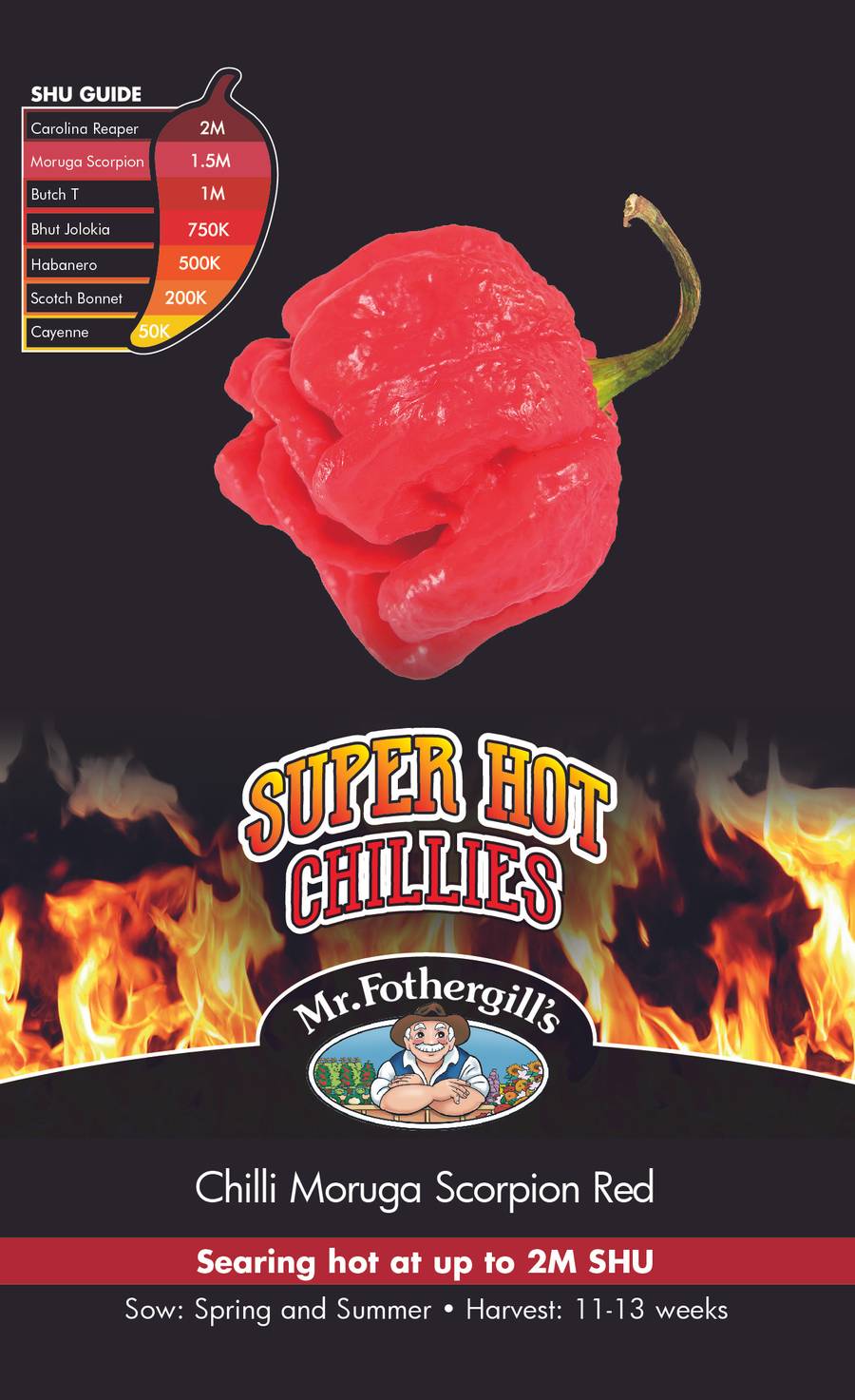 Seeds D Chilli Moruga Scorpion Red