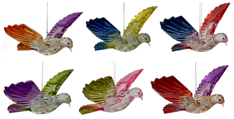 Acrylic Rainbow Dove