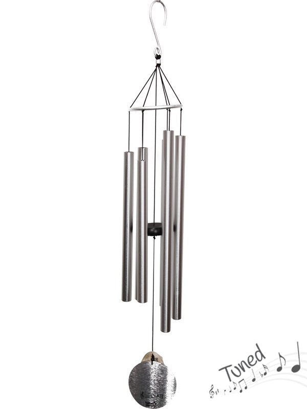 Wind Chime - Silver - 6-Tubes Tuned Metal