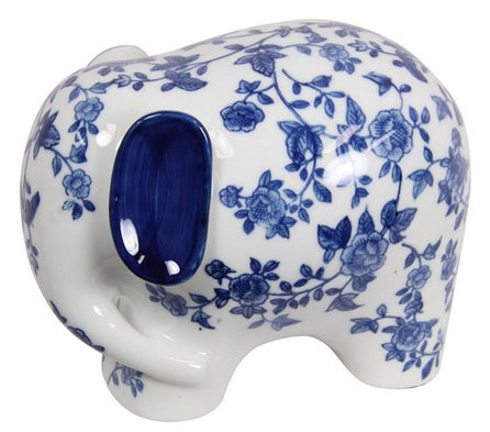 Blue Willow Elephant