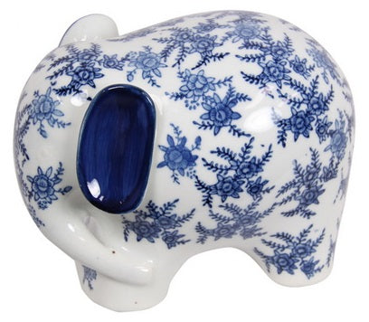 Blue Willow Elephant