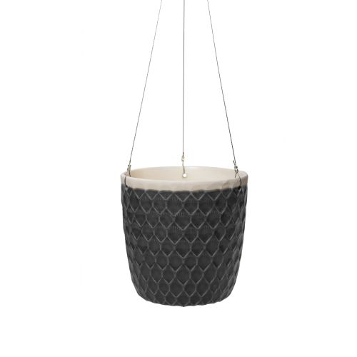Shell Hanging Pot - Warm Grey