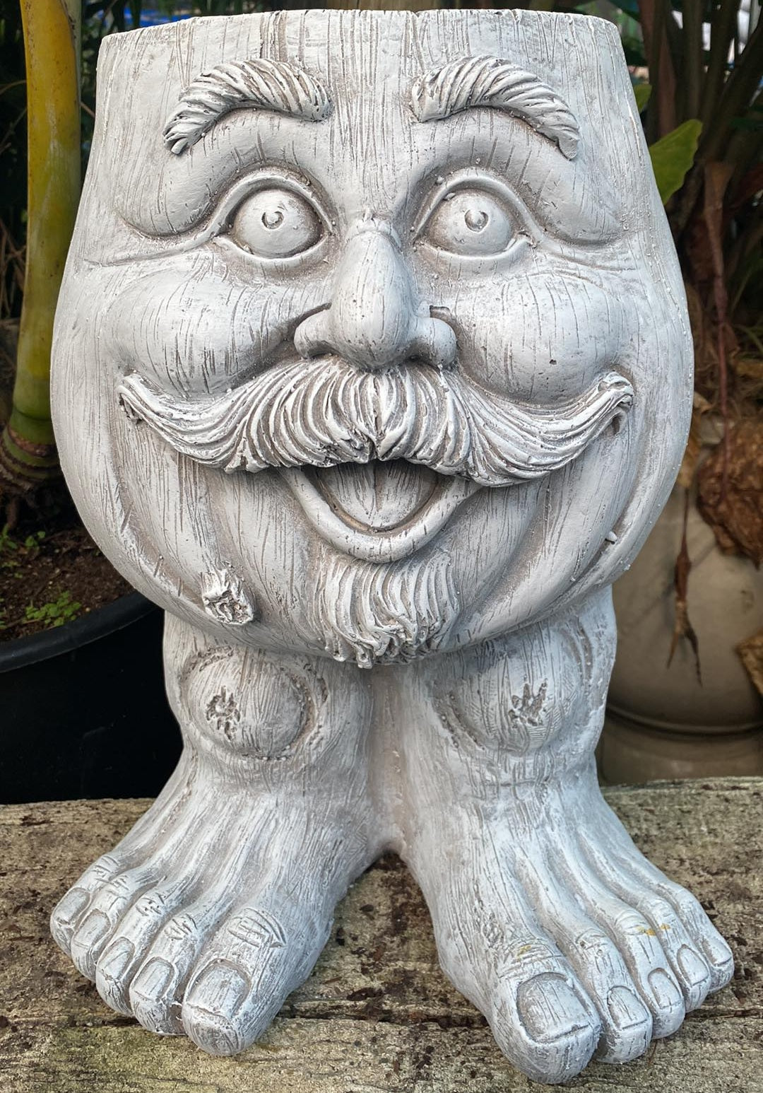Happy Face Elf Planter