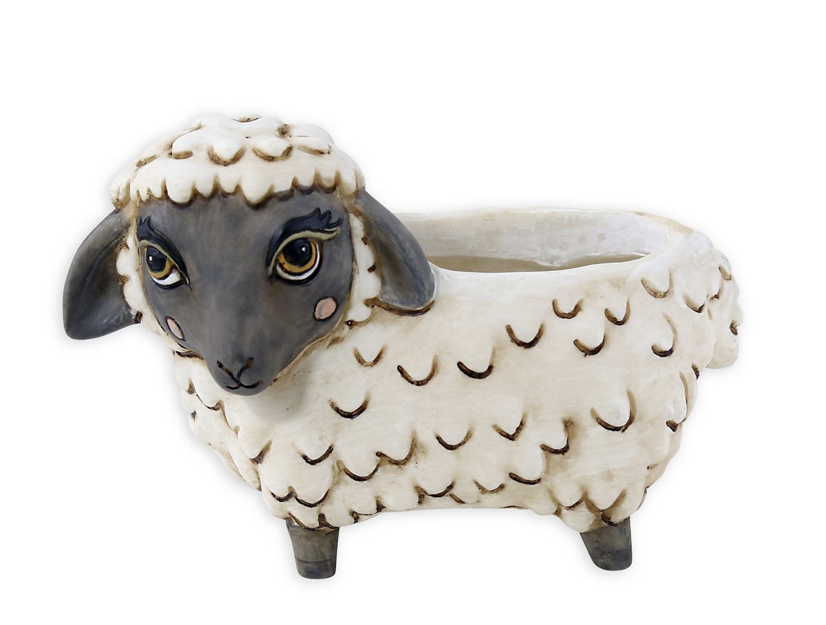Allen Designs Planter - Baby Sheep - Black