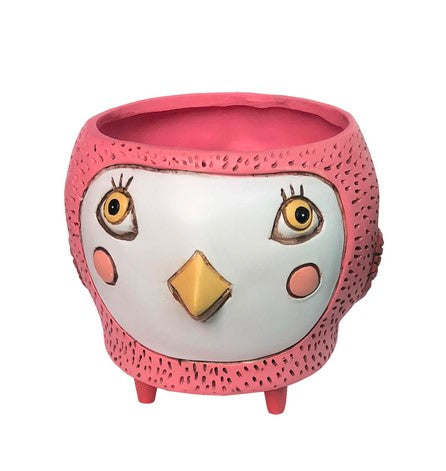 Allen Designs Planter - Baby Birdie - Bright Pink