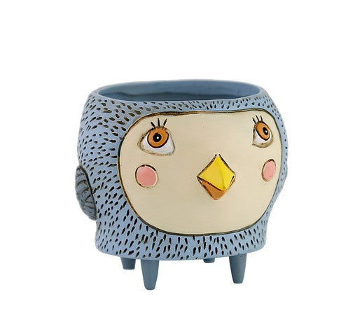 Allen Designs Planter - Baby Birdie - Light Blue