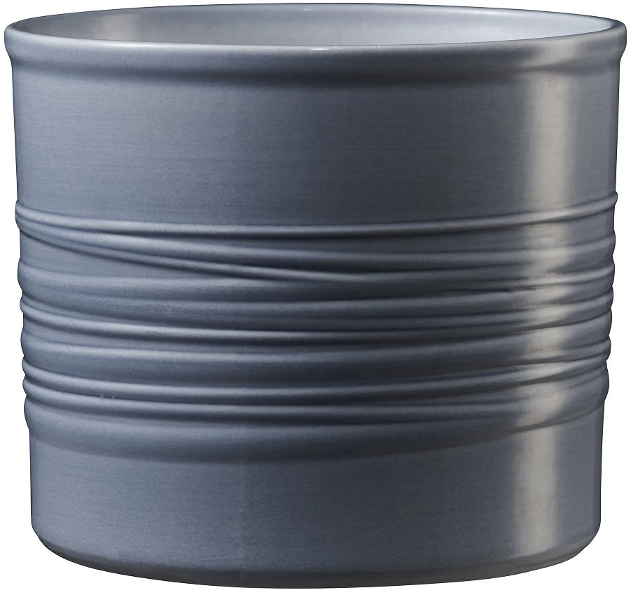 Laos Cover Pot Blue Grey