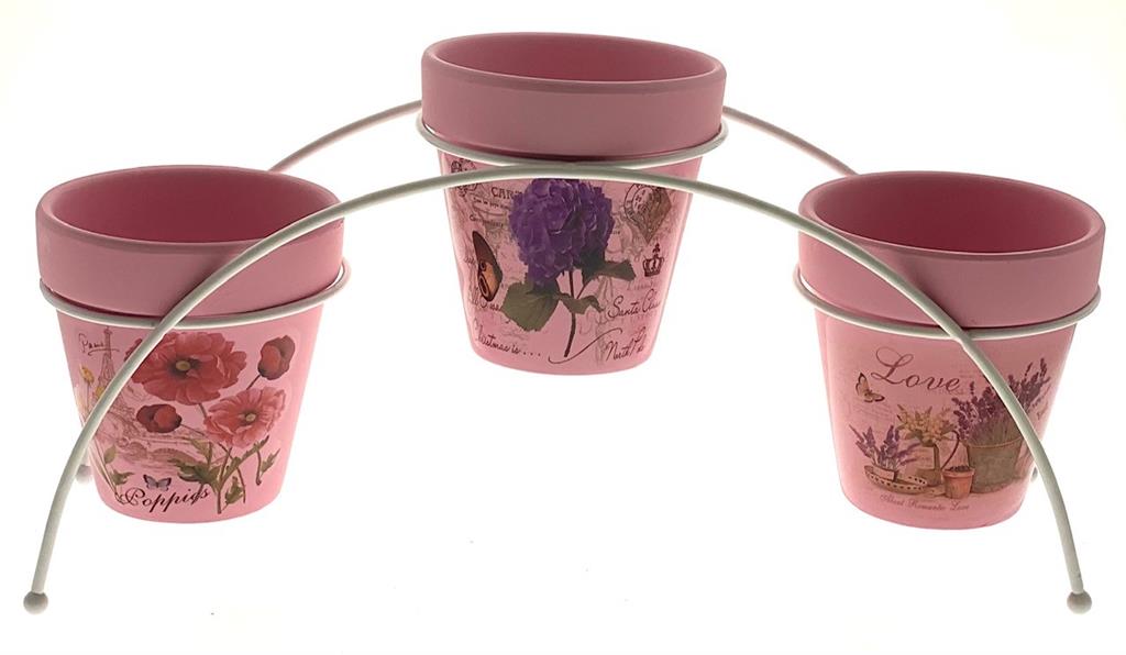 Three Arch Planter Pink