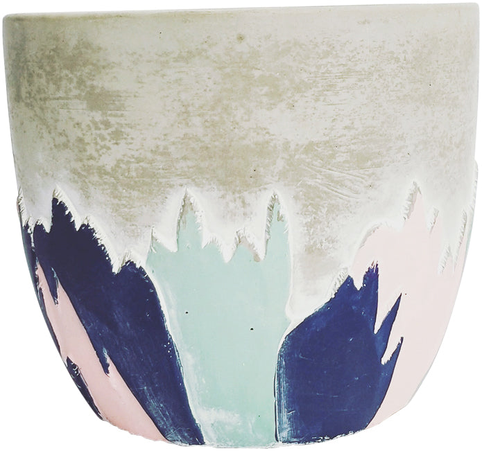Brush Strokes Planter Multicolour