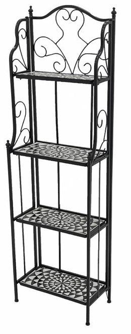 Soda Mosaic Bakers Rack Four Tier