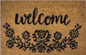 Welcome Décor Doormat